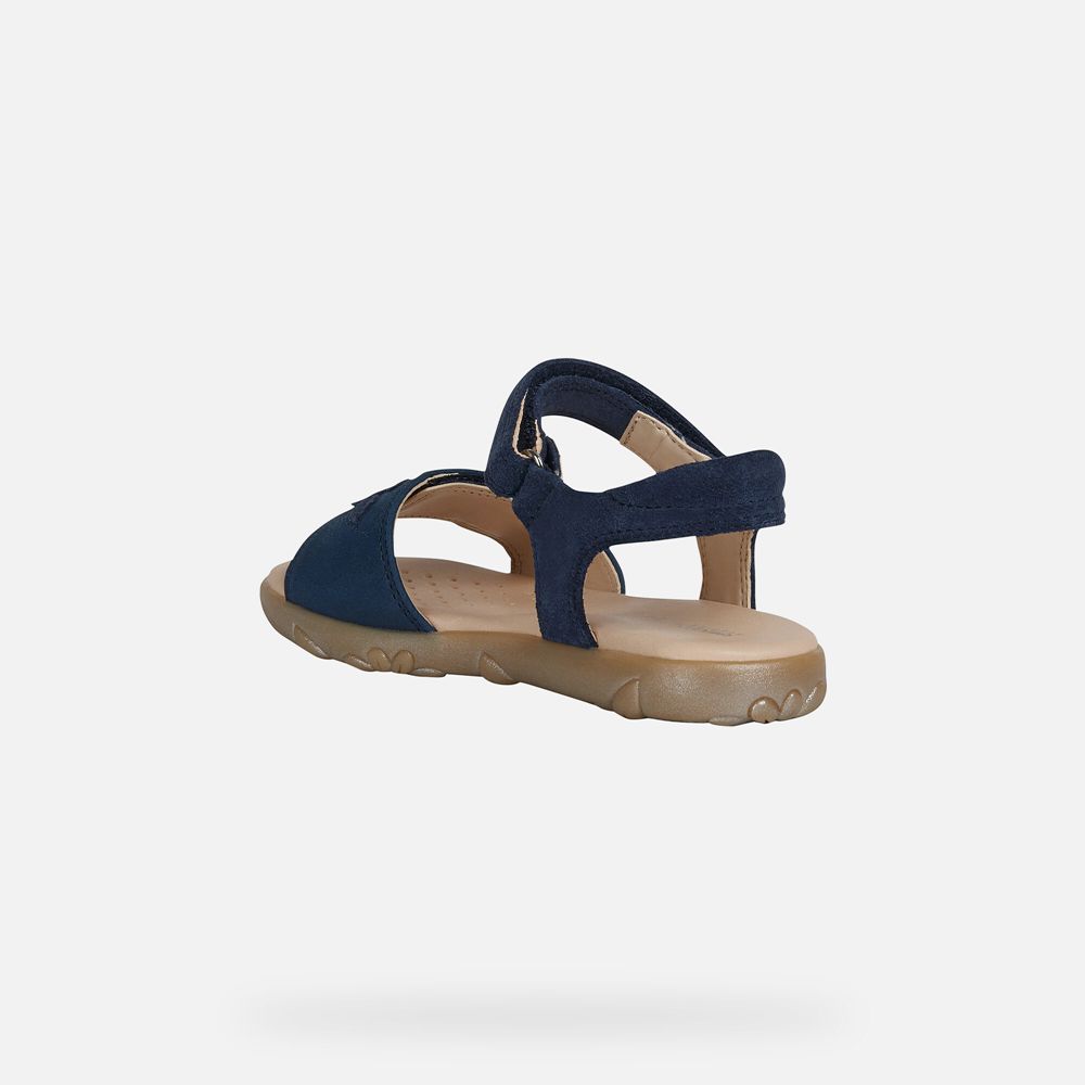 Sandales Geox Haiti - Bleu Marine - Fille 037129-QNK